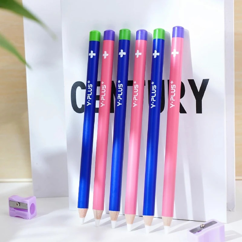 BORRADOR TIPO LAPIZ Y-PLUS CX3 ROSA/AZUL