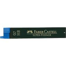 MINAS FABER CASTELL 0.7MM HB