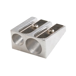 SACAPUNTAS FAST METALICO TIPO CUÑA 2 AGUJEROS (CX20)