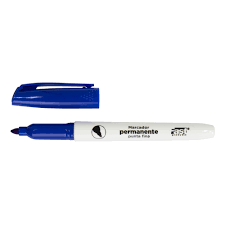 MARCADOR PERMANENTE FAST P/FINA AZUL