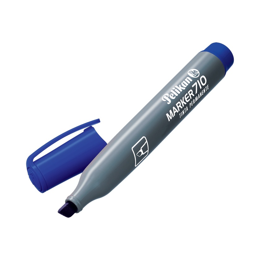 MARCADOR PELIKAN 710 PERMAN. P/BISELADA AZUL