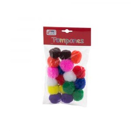 POMPONES FAST 3.5 COLORES SURTIDOS BX20