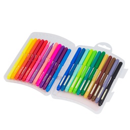 MARCADOR FABER CASTELL ESTUCHE P/FINA 24 COLORES