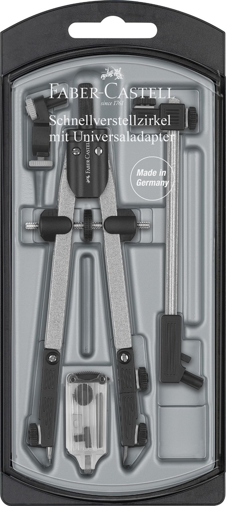 COMPAS FABER CASTELL 174045 PRECISION C/ADAPTADOR