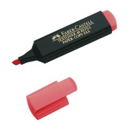 RESALTADOR FABER CASTELL 48-21 ROJO