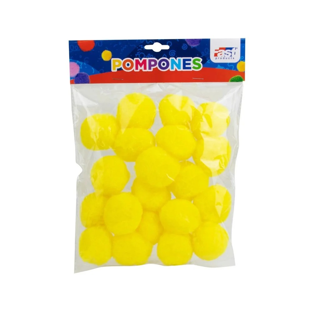 POM POM FAST BX20 4.5CM AMARILLO