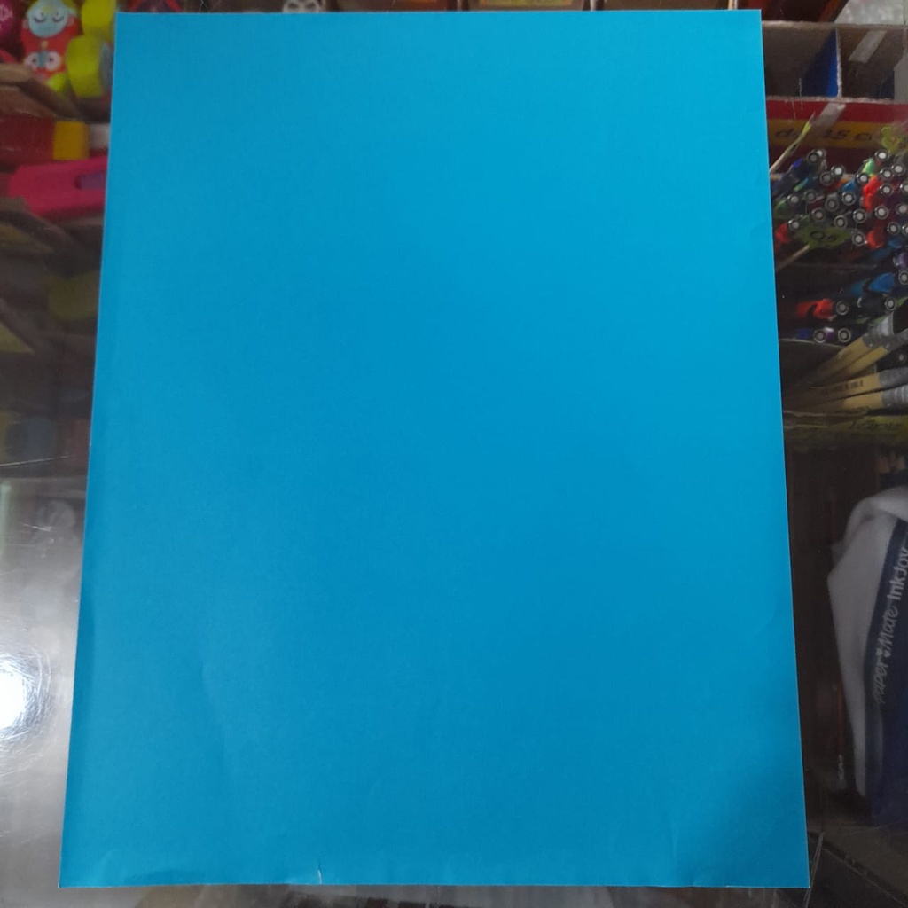 PAPEL BOND OFICIO AZUL TURQUEZA