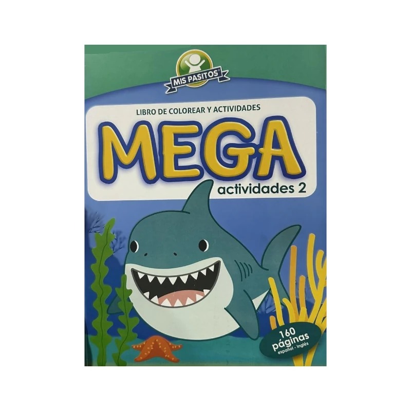 LIBRO P/COLOREAR MIS PASITOS ACTIVIDADES 2 (TIBURON)