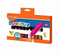 CRAYON DE CERA Y-PLUS PEANUT PASTEL 24 COLORES