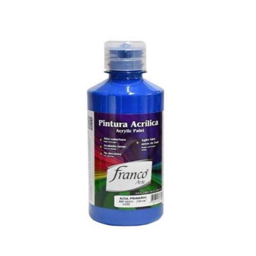 PINTURA ACRILICA FRANCO 250ML. AZUL PRIMARIO