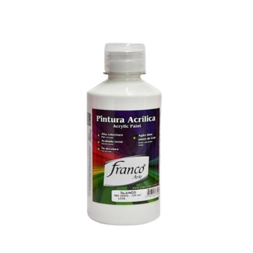 PINTURA ACRILICA FRANCO 250ML. BLANCO
