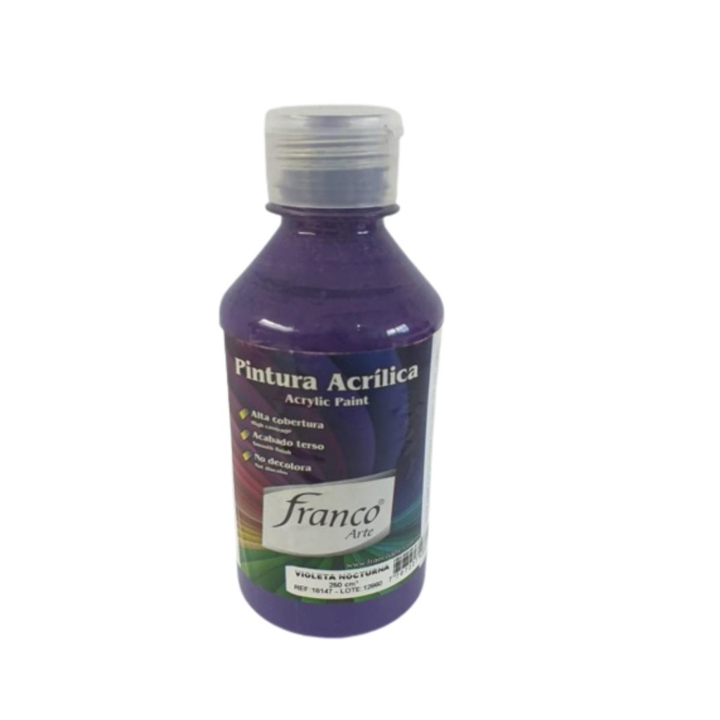 PINTURA ACRILICA FRANCO 250ML. VIOLETA NOCTURNA