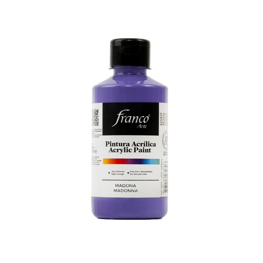 PINTURA ACRILICA FRANCO 250ML. MADONA (MORADO)