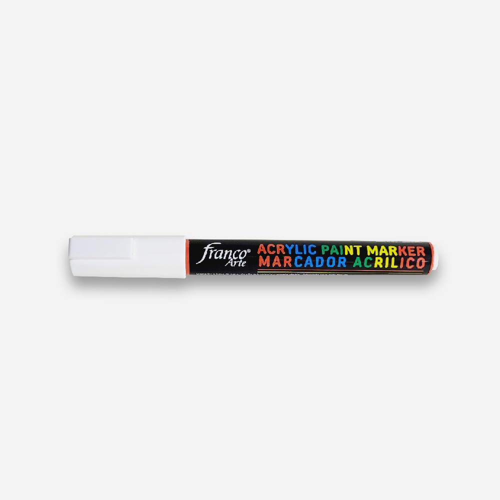 MARCADOR ACRILICO 3MM FRANCO ARTE BLANCO