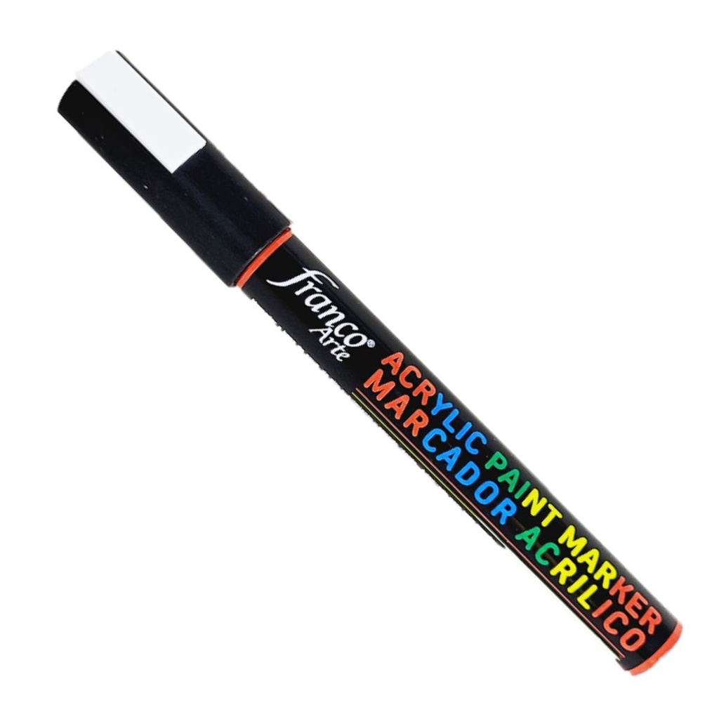 MARCADOR ACRILICO 3MM FRANCO ARTE NEGRO