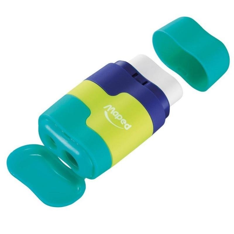 SACAPUNTAS BORRADOR MAPED 049221 CONNECT 2 AGUJEROS
