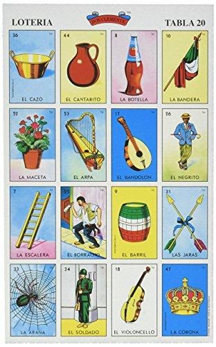 LOTERIA MEXICANA JUMBO (6 CARTONES)