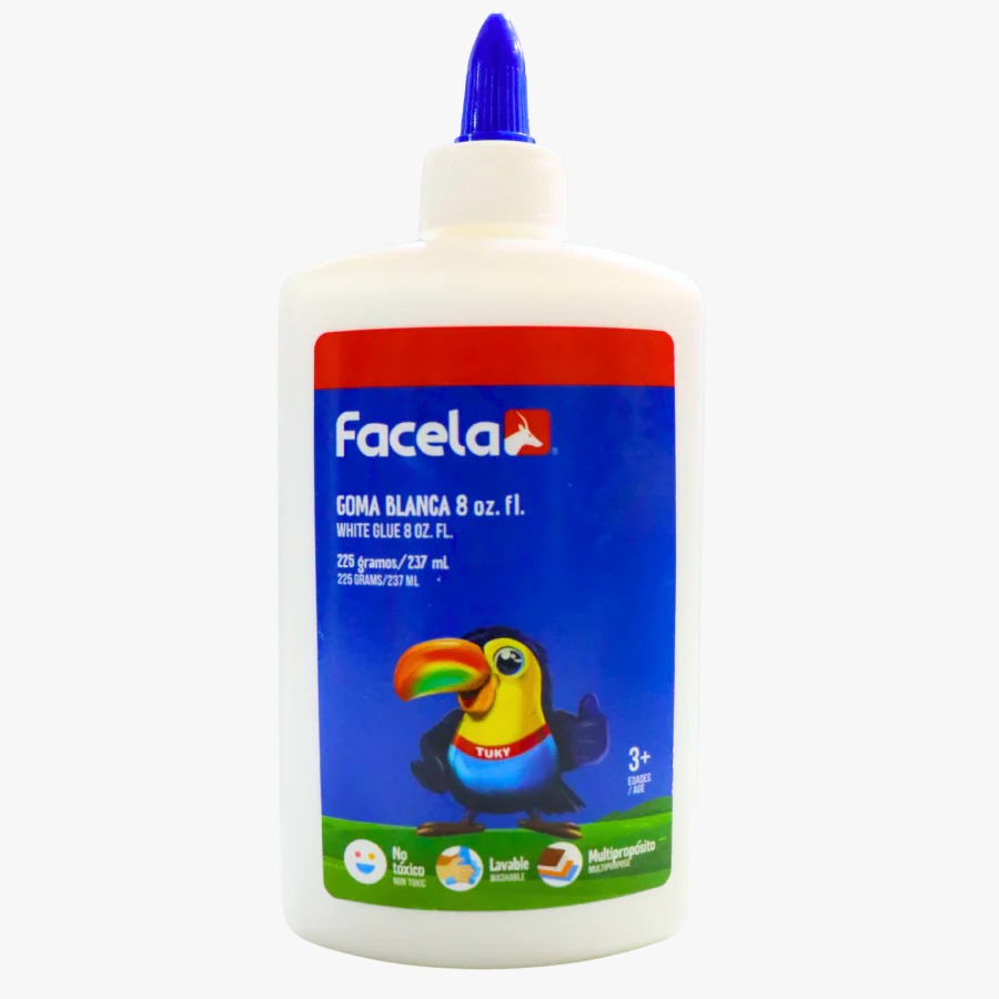 GOMA BLANCA FACELA 8 ONZ
