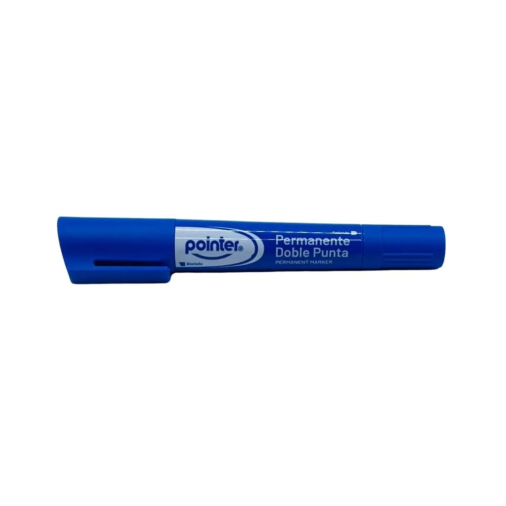 MARCADOR POINTER PERMANENTE D/PUNTA AZUL PM-1807