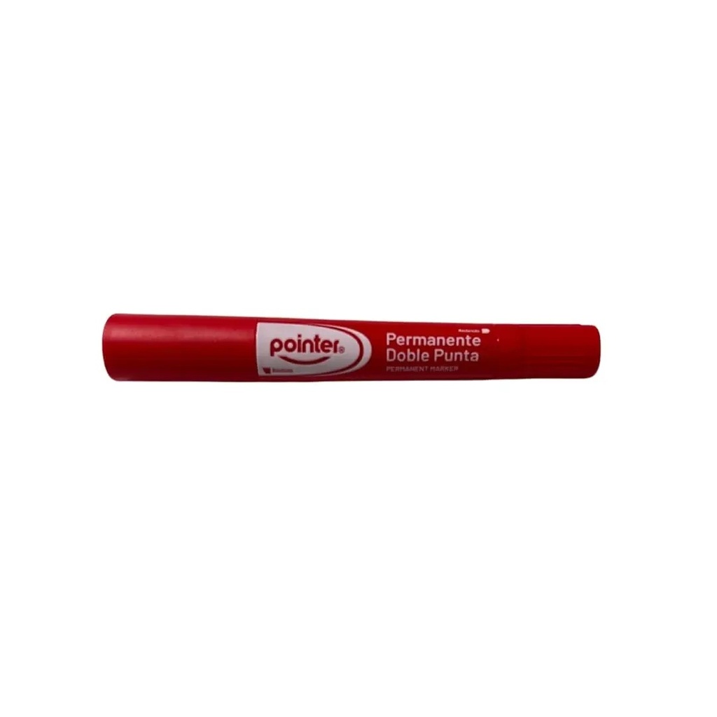 MARCADOR POINTER PERMANENTE D/PUNTA ROJO PM-1807