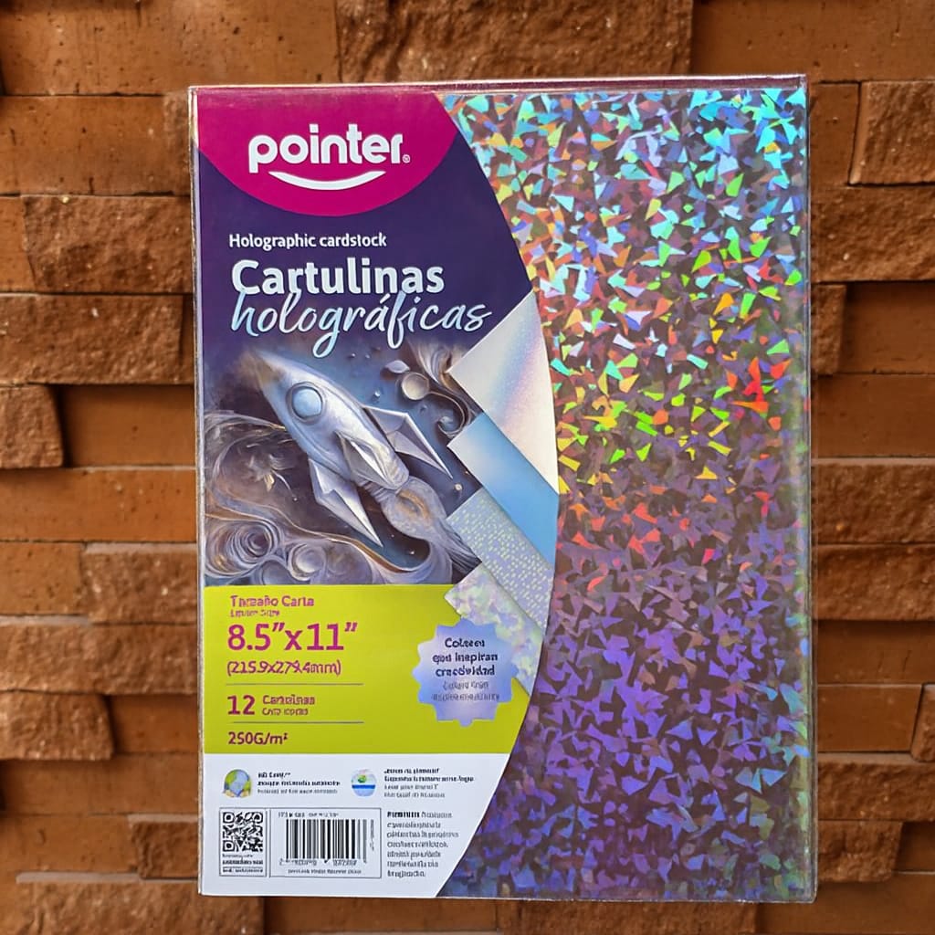 FOAMY HOJA POINTER HOLOGRAFICA SURTIDA (PX10)