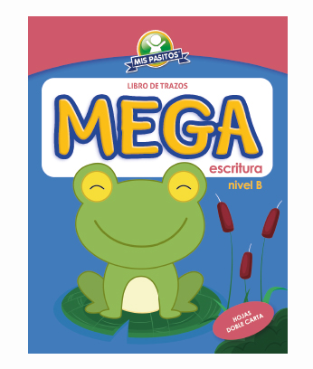 LIBRO P/COLOREAR MIS PASITOS ESCRITURA NIVEL B (RANITA)