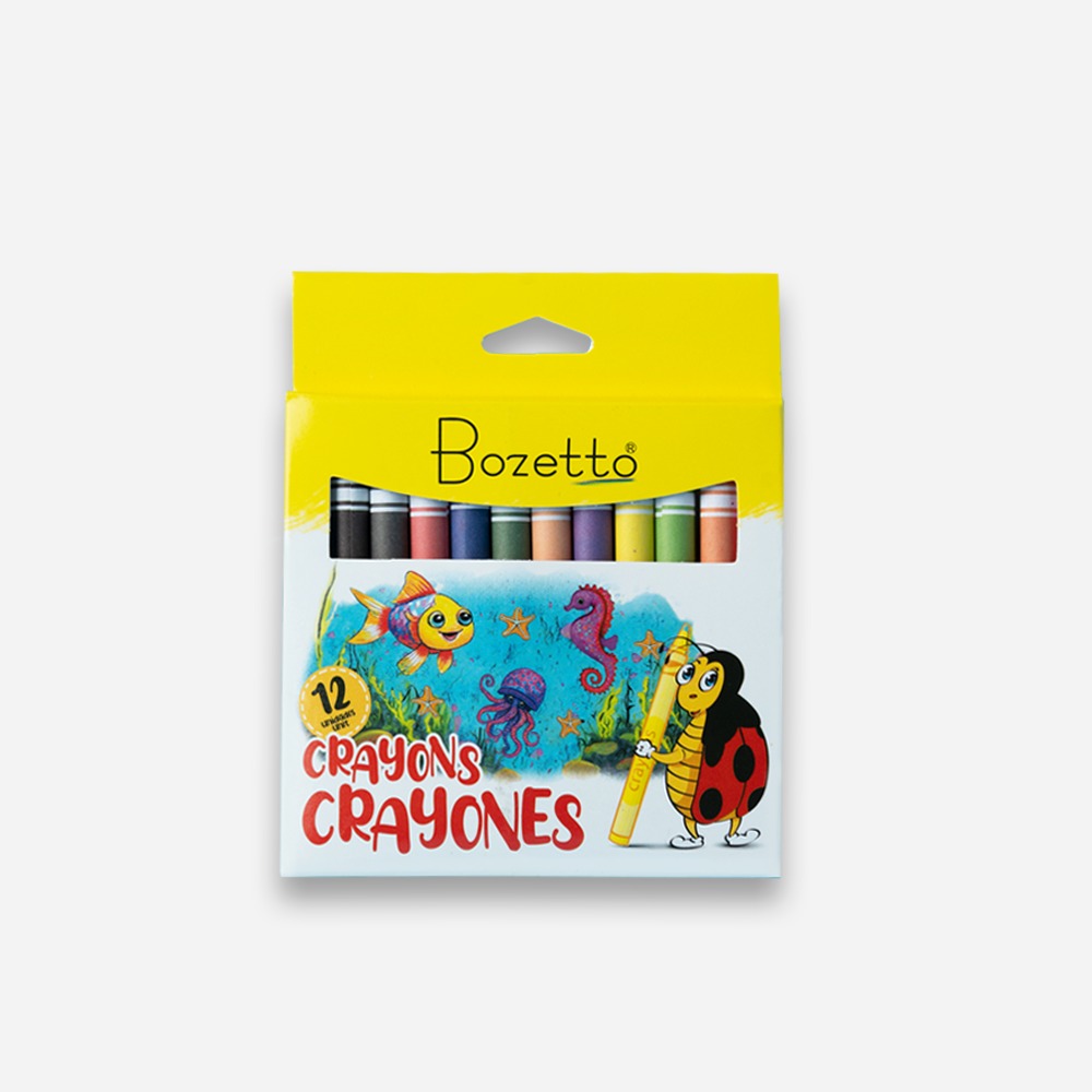 CRAYONES CERA 12COL JUMBO BOZETTO