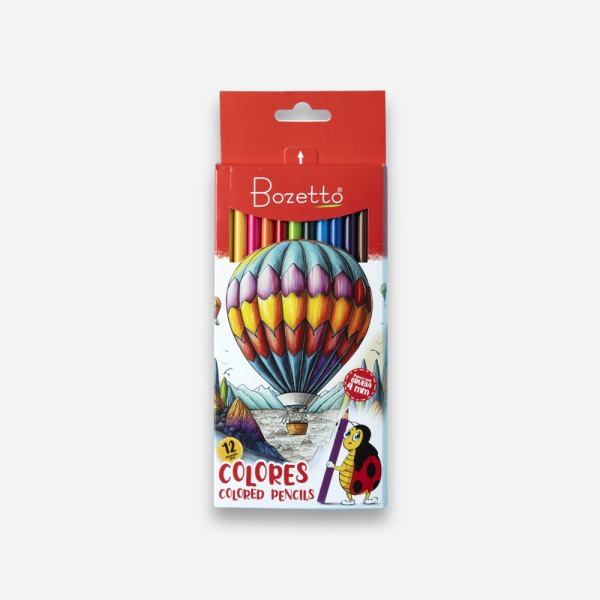CRAYONES MADERA TRIANGULAR 12COL BOZETTO