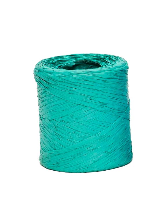 [DIST00013] RAFIA PLASTICA VERDE AGUA (11B)