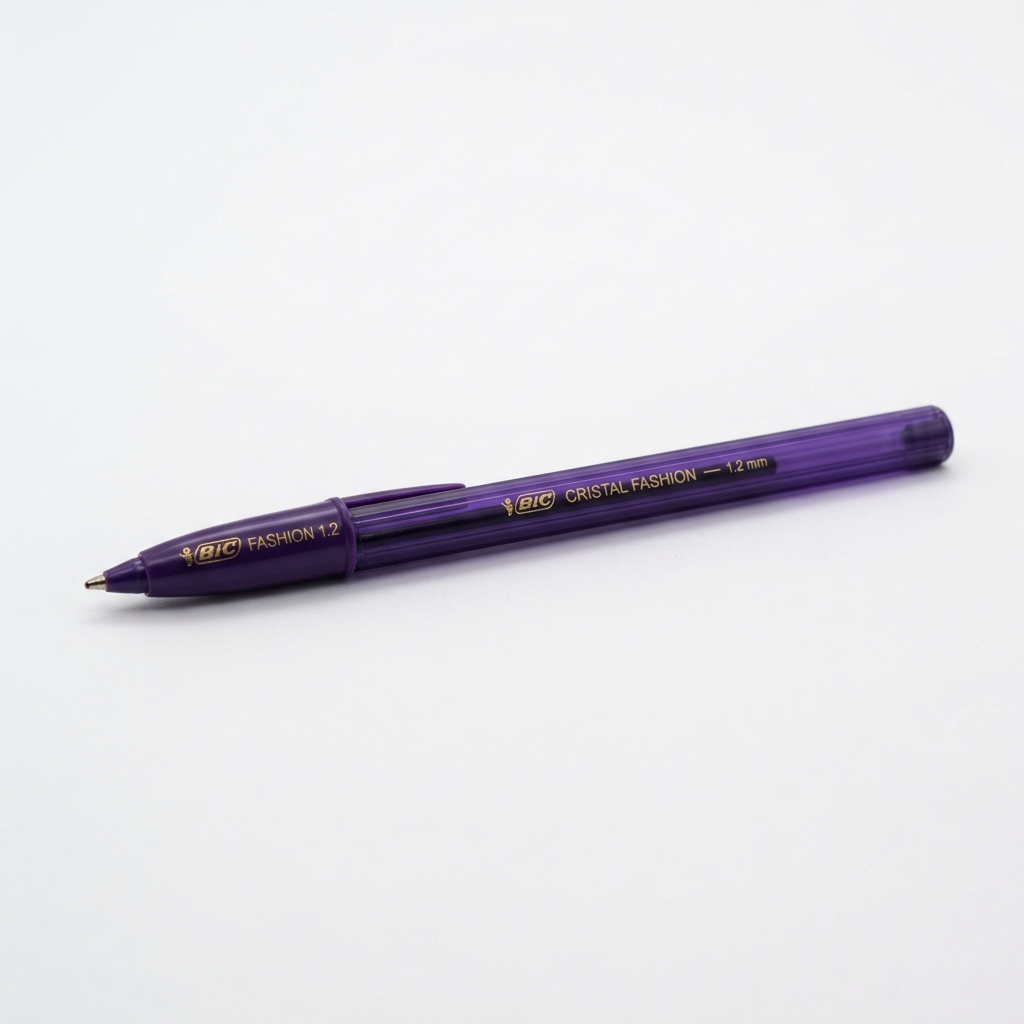 BOLIGRAFO BIC FASHION 1.2MM  MORADO CX12