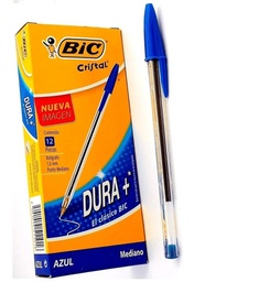 BOLIGRAFO BIC MEDIANO  AZUL CX12