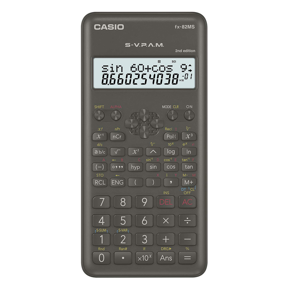 CALCULADORA CIENTIFICA CASIO FX 82MS 240 FUNCIONES