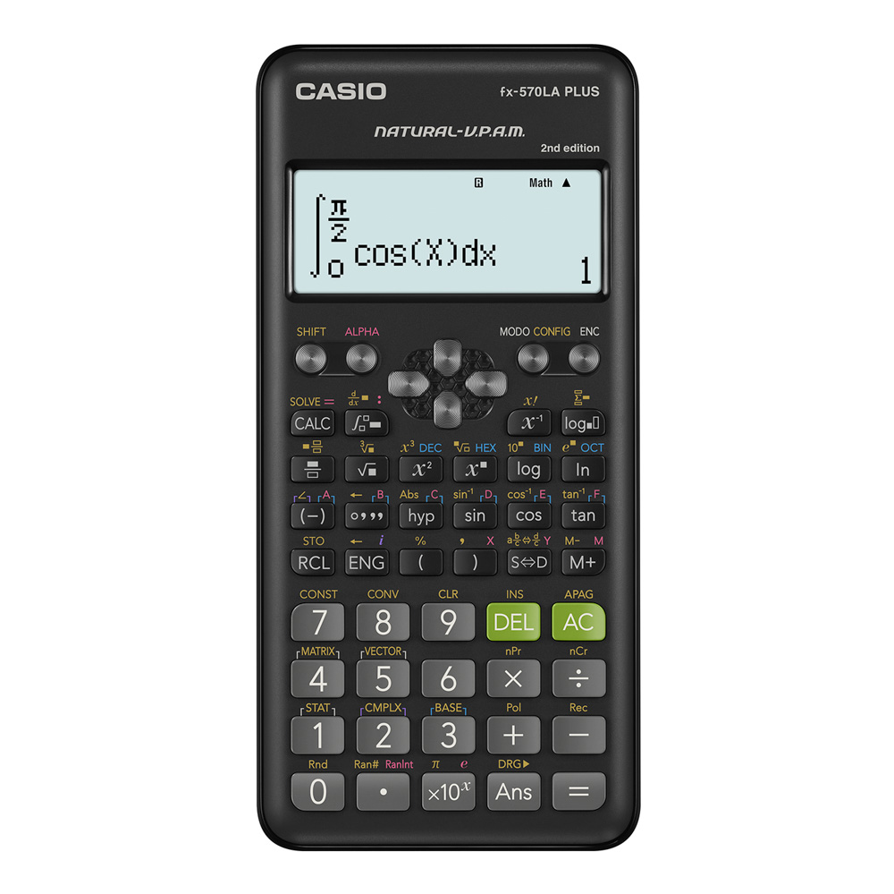 CALCULADORA CIENTIFICA CASIO FX-570LA PLUS-2 417 FUNC.