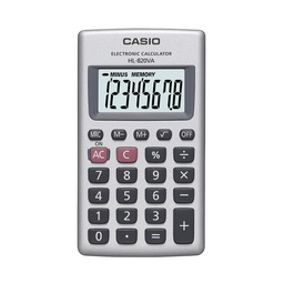 CALCULADORA CASIO D/BOLSILLO HL-820VA-W-DH 8DIG