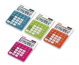 CALCULADORA CASIO D/ESCRITORIO MS-20UC COLORES