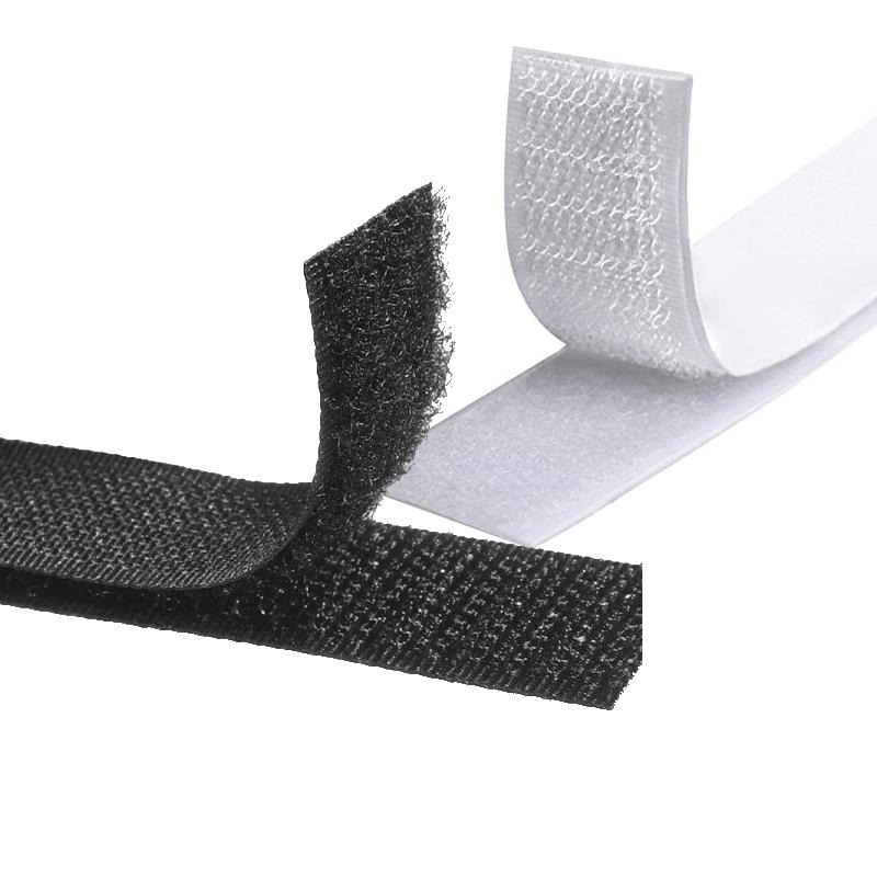 VELCRO 1" BLANCO/NEGRO