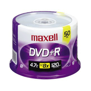 CD DVD+R 4.7GB 50PK