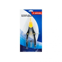 COMPAS JOCAR ESCOLAR PLASTICO PRESICION BLISTER