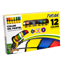 CRAYON PASTEL TUCAN 12 COLORES