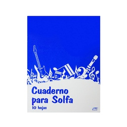 CUADERNO DE SOLFA PAUTADO T/CARTA