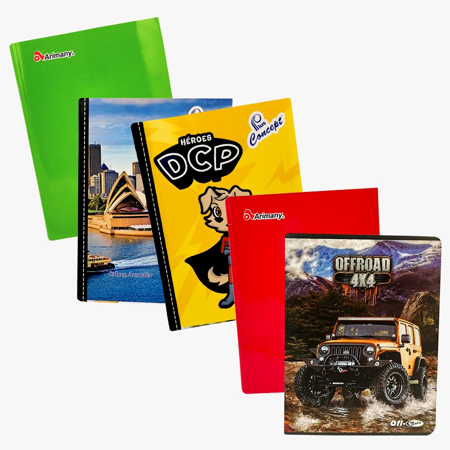 CUADERNO CONCEPT ENGRAPADO CUADRO 8MM 40H (CX260)