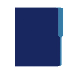 FOLDER IRASA T/CARTA COLOR AZUL MARINO