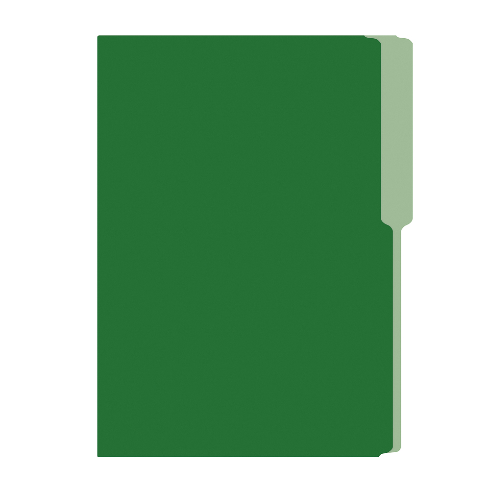 [DIST00861] FOLDER IRASA TAMAÑO OFICIO  VERDE PINO