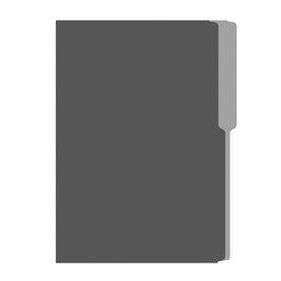 FOLDER IRASA T/OFICIO COLOR GRIS