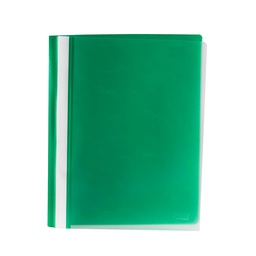 FOLDER PLASTICO FAST T/CARTA COLOR VERDE