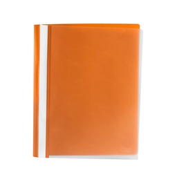 FOLDER PLASTICO FAST T/CARTA COLOR NARANJA