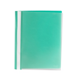 FOLDER PLASTICO FAST T/CARTA COLOR AQUA