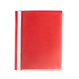 FOLDER PLASTICO FAST T/CARTA COLOR ROJO