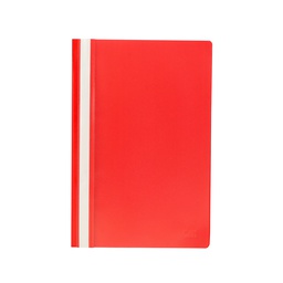 FOLDER PLASTICO FAST T/OFICIO COLOR ROJO