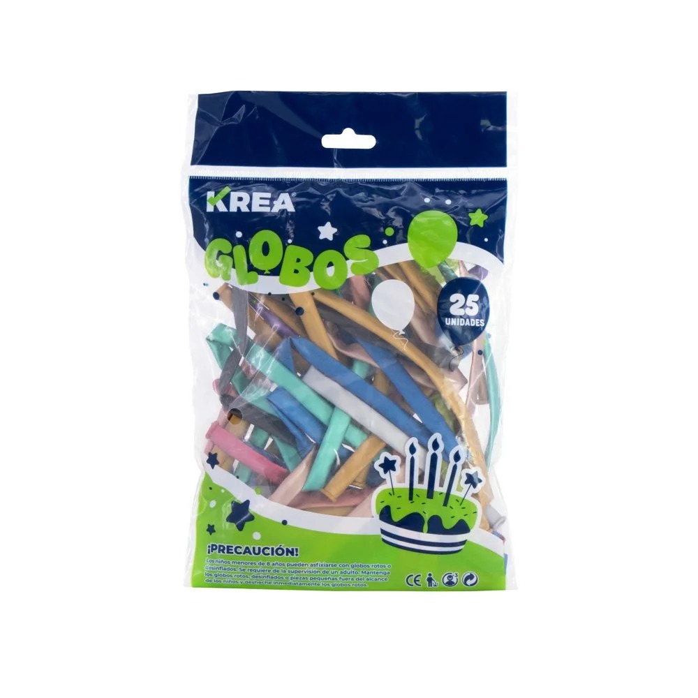 GLOBO KREA 10" BX25 CROMADO COLORES
